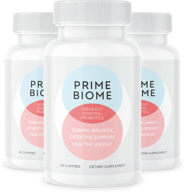 PrimeBiome 3 bottle package
